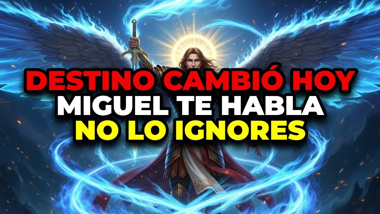 ⚠️ MENSAJE URGENTE DEL ARCÁNGEL MIGUEL: TU MILAGRO HA LLEGADO Y TU DESTINO CAMBIA HOY MISMO