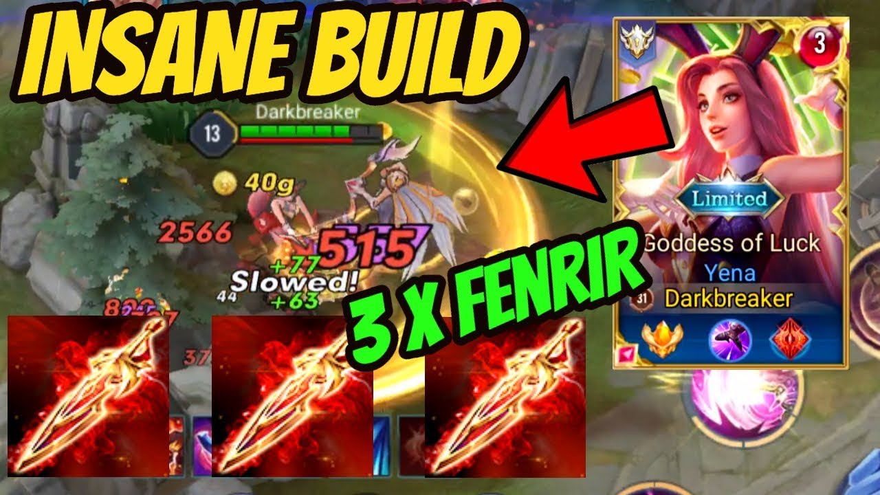 TOP 1 YENA Playing 1000 ATTACK DAMAGE BUILD | AoV | 傳說對決 | RoV | Liên Quân Mobile