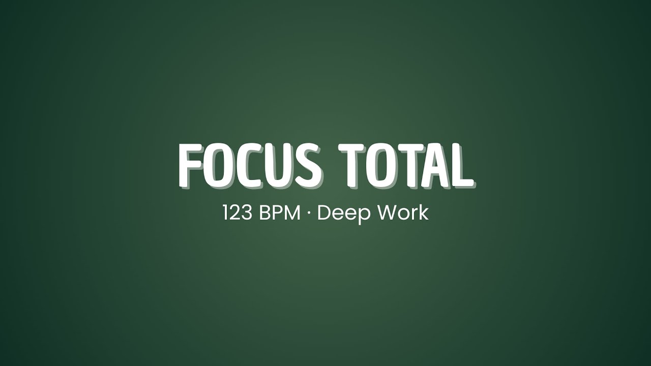 Música para Estudiar sin Distracciones | Deep Work 123 BPM | RÍTMICA