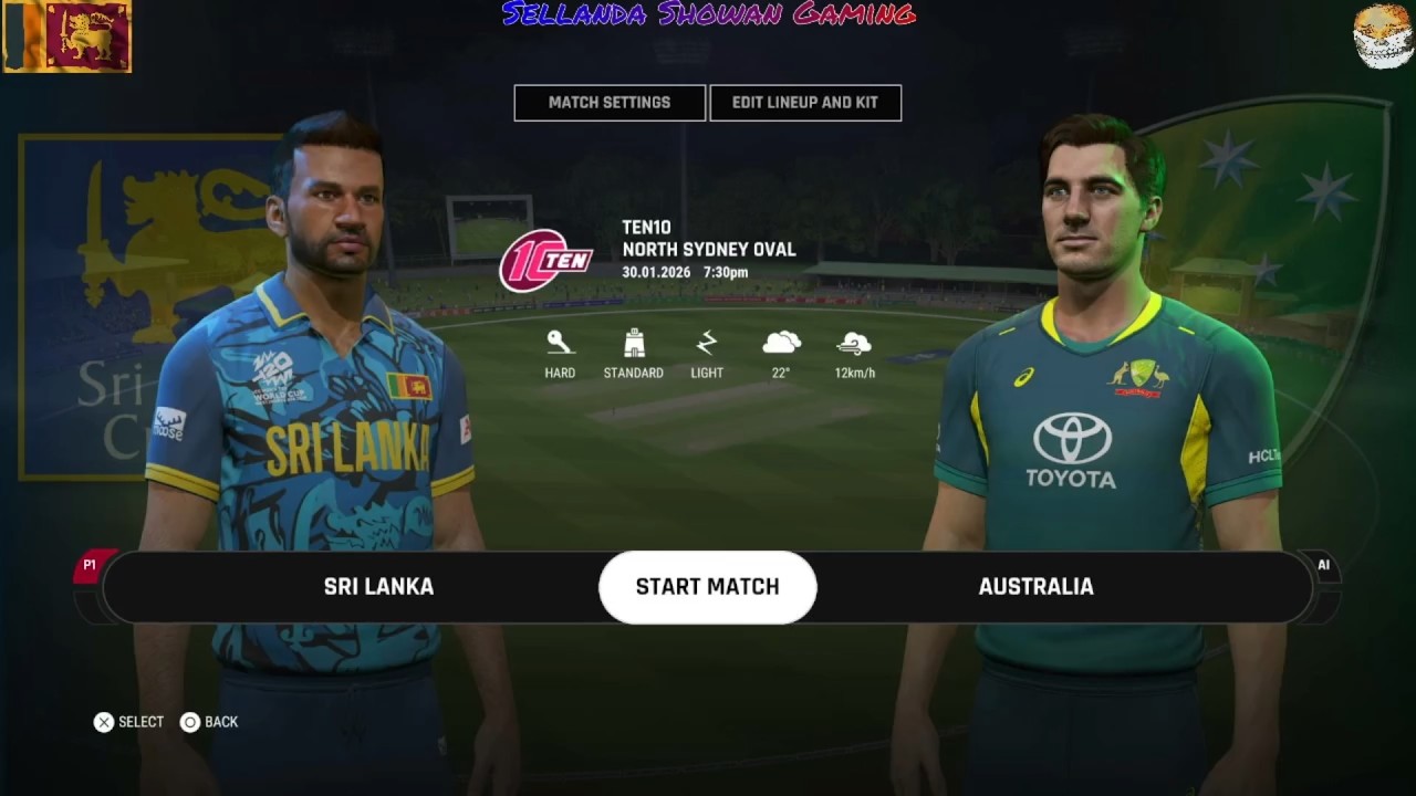 Australia vs Sri lanka Won By 19 runs in This T10 Over Match Cricket 26