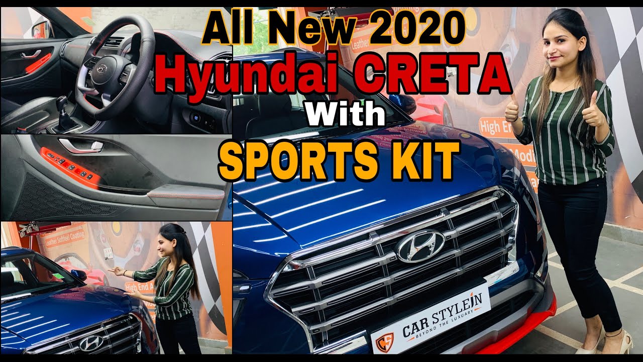 All New 2020 Hyundai #CRETA BS6 with Sports Kit | Interior Modification | CAR STYLEIN