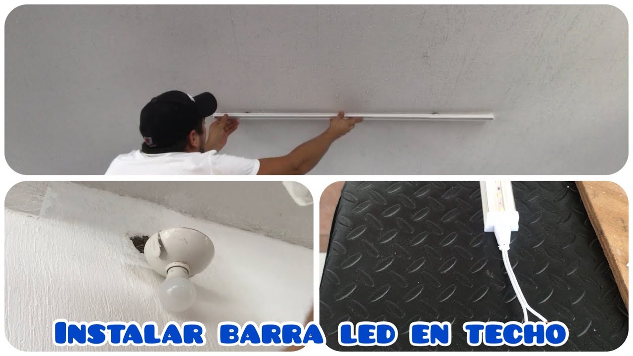 Instalar Barra Led Luminosa en techo