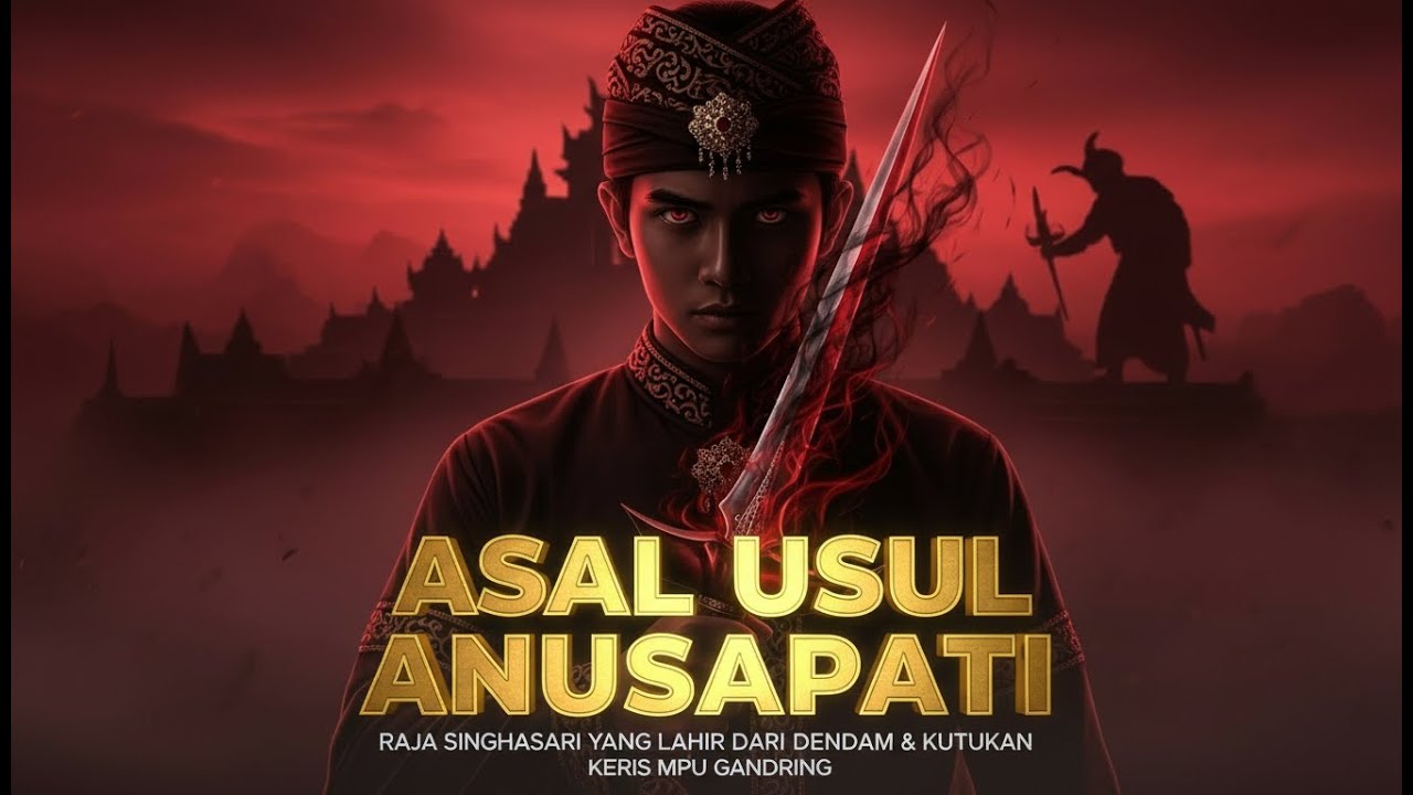 TERUNGKAP! ASAL USUL ANUSAPATI | RAJA SINGHASARI YANG LAHIR DARI DENDAM & KUTUKAN KERIS MPU GANDRING