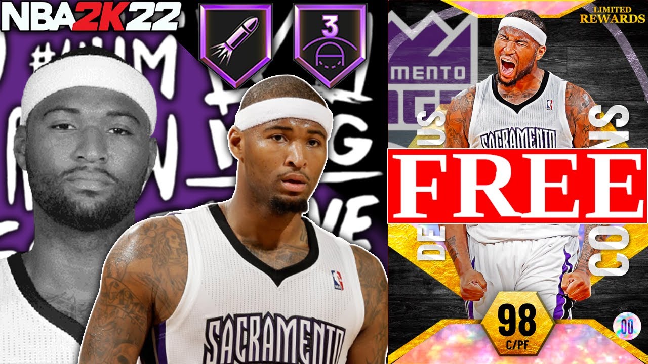 FREE GALAXY OPAL DEMARCUS COUSINS GAMEPLAY! IS BOOGIE WORTH THE LIMITED GRIND IN NBA 2K22 MyTEAM?