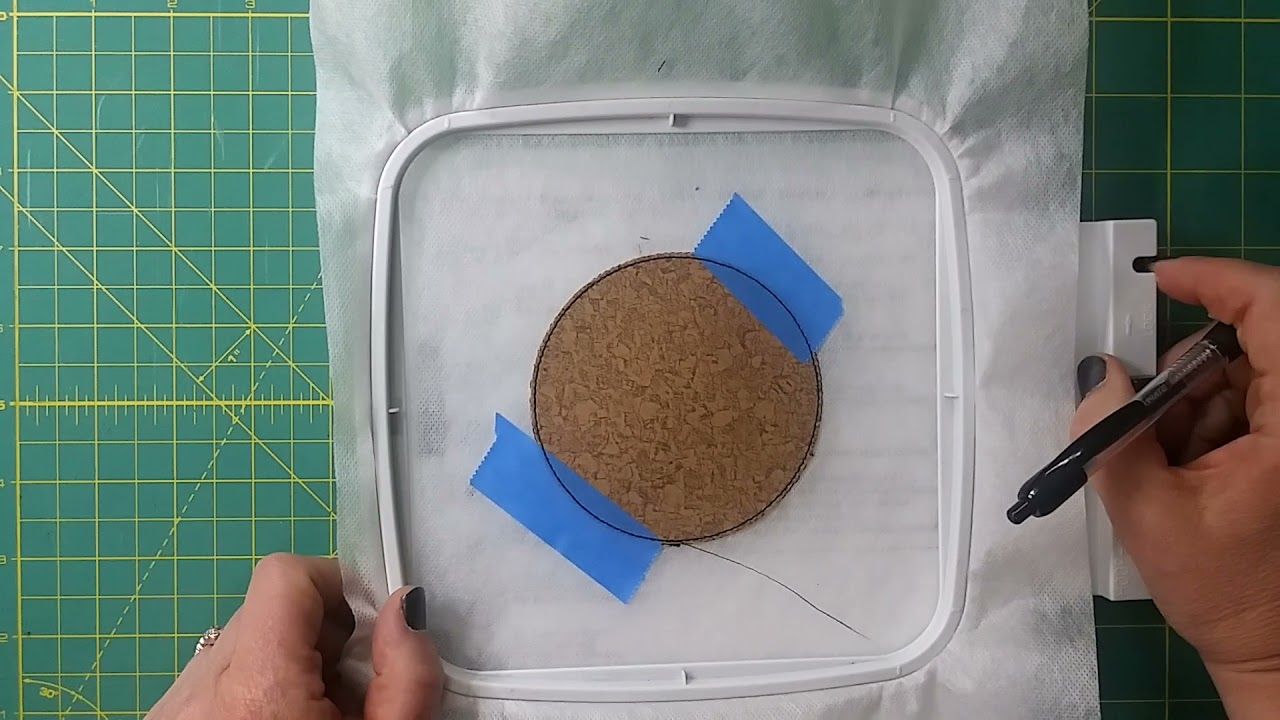 In the Hoop Embroidery: Satin and Merrow Edged Coasters