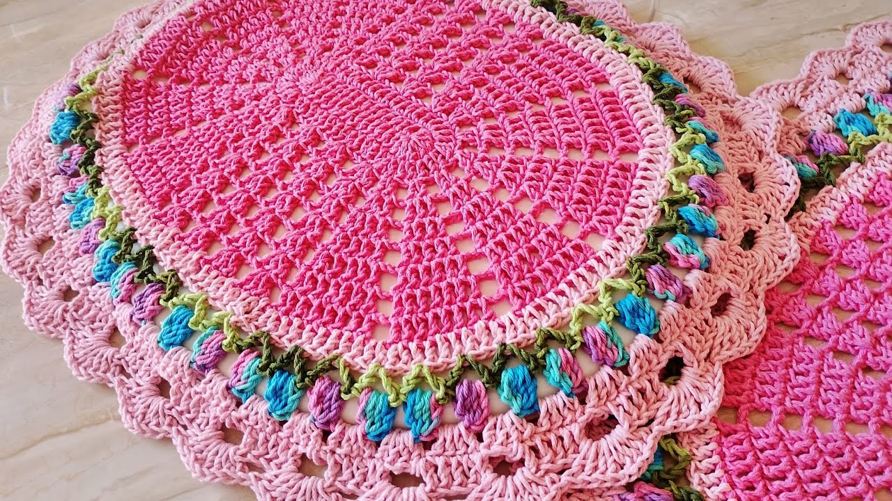 TAMPA DO VASO MODELO OVAL COM TULÍPAS/ MODELO SAFIRA COM TULÍPAS 🌷