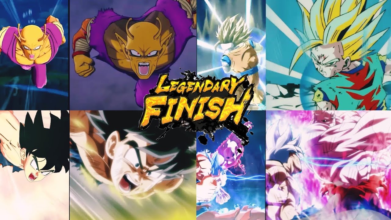 ALL ANNIVERSARY LEGENDARY FINISHES & ULTRA REFERENCES 🔥!! [Dragon Ball Legends 6th Anniversary]