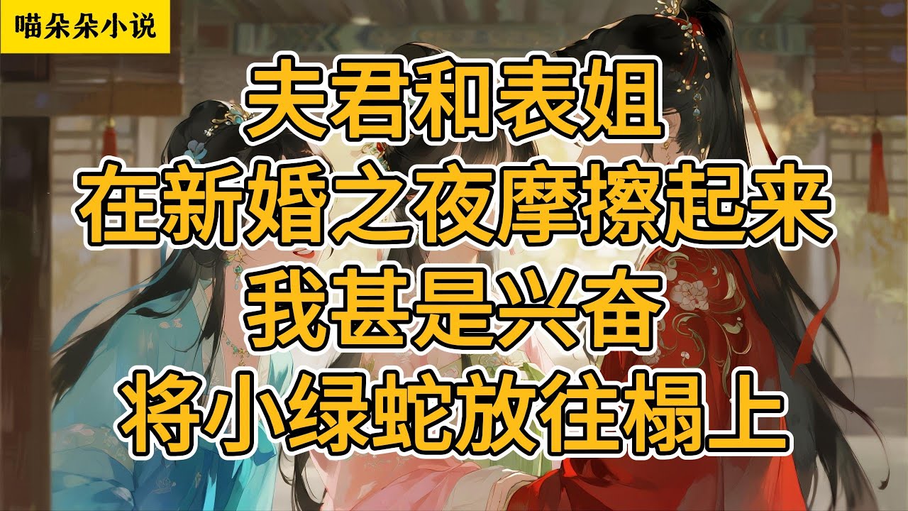 夫君和表姐在新婚之夜摩擦起来。我甚是兴奋，将小绿蛇放往榻上。#一口氣看完 #小说 #小説 #故事