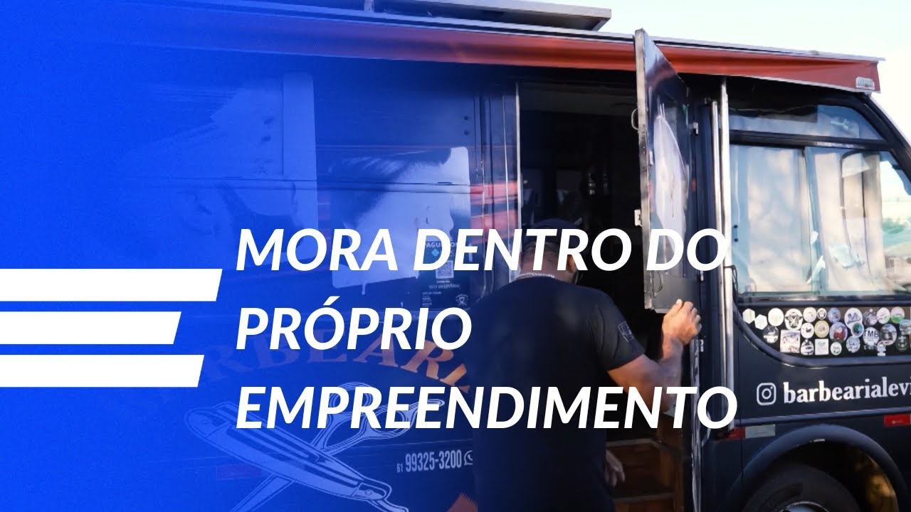 INOVOU FAZENDO UMA BARBEARIA DENTRO DO MOTORHOME | MEU NEGÓCIO NÔMADE (BARBEARIA LEVI)