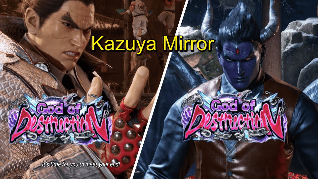 Tekken 8 S2 Destruction level Kazuya mirror match against RJ...