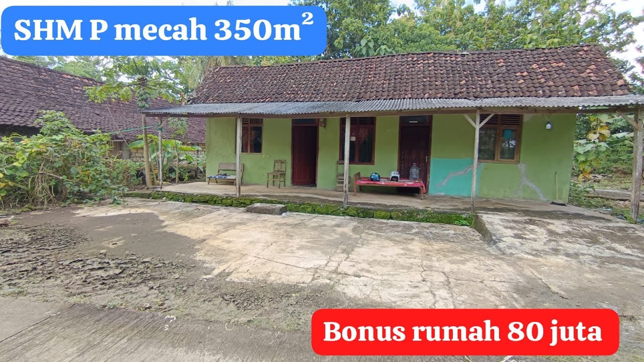 TERJUAL❌JUAL CEPAT TANAH BONUS RUMAH DEKAT FASUM HARGA MURAH!!#jualtanah #tanahmurahgunungkidul 