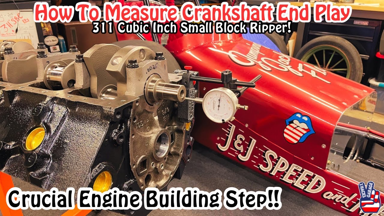 Crucial Step! How To Measure Crankshaft End Play on a Small Block Chevy #engine