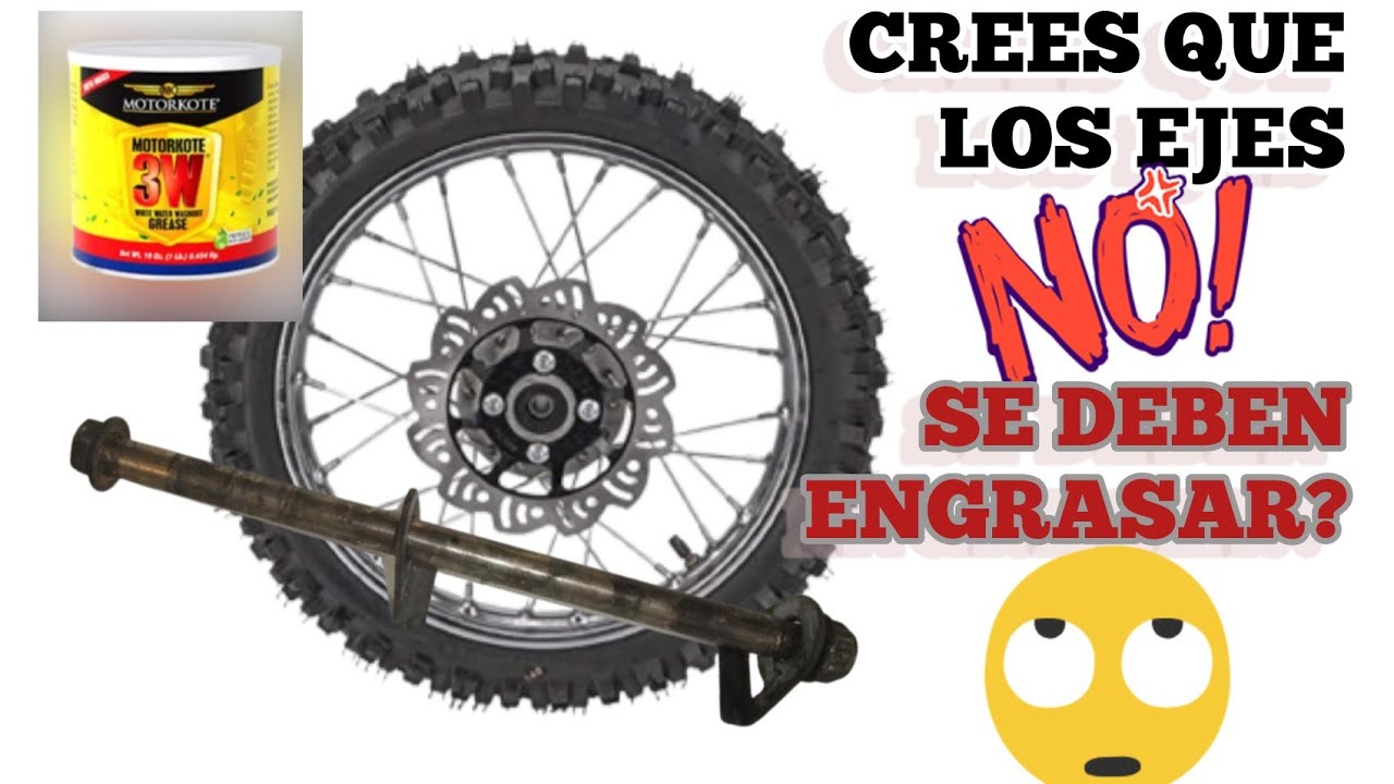 [Para que] ENGRASAR👨‍🔧 los Ejes de la Motocicleta🙄❓