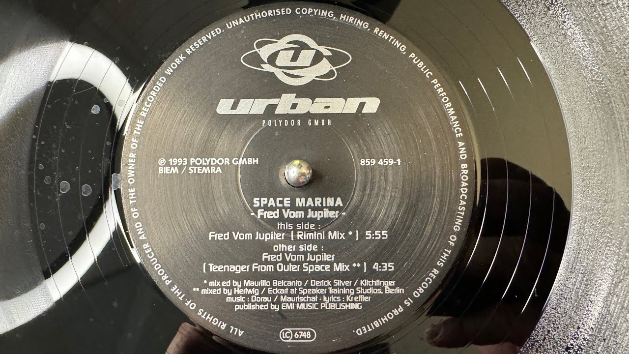 Space Marina – Fred Vom Jupiter (Rimini Mix) - Urban – 859 459-1 (1993)