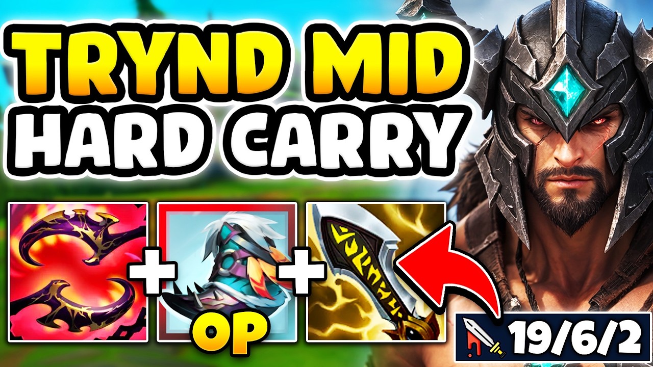 Tryndamere Mid Goes Crazy This Season (RANK 1 TRYND HARD CARRY)