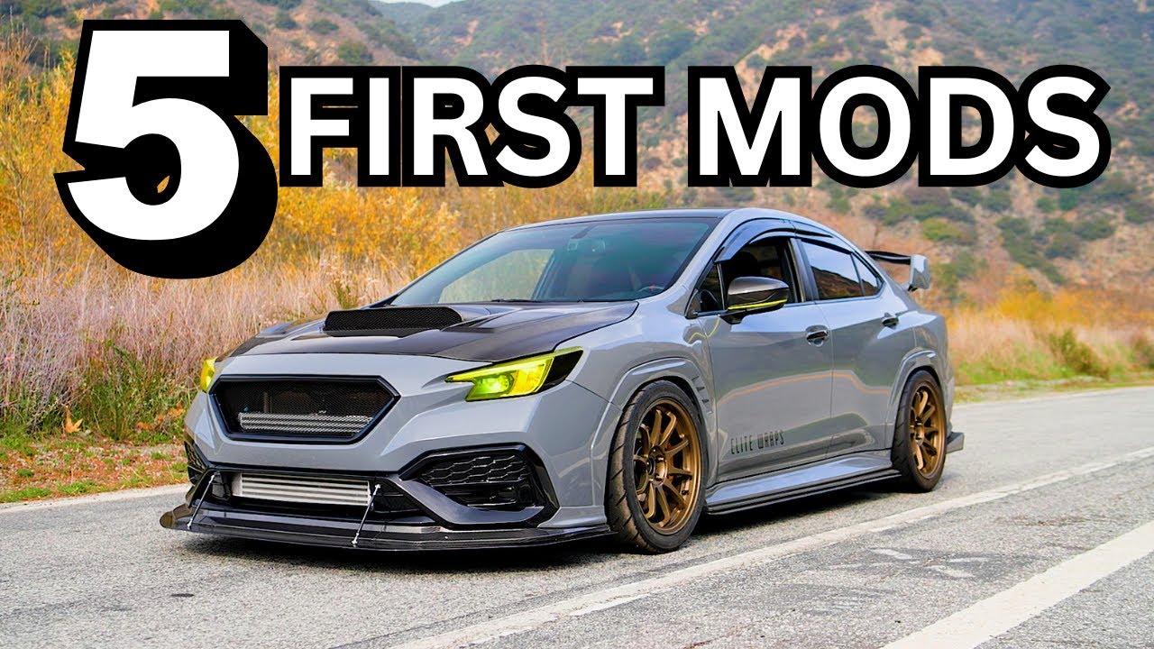 5 первых модификаций, которые вам стоит сделать в вашем Subaru WRX 2022+