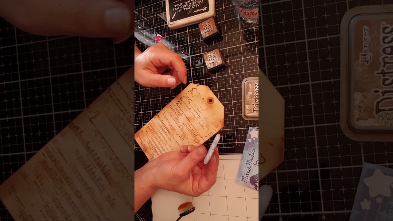 Vintage tags maken