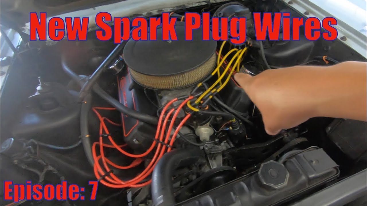 Spark Plug Wire Installation on a Ford Fairlane 289 V8 // 1965 Ford Fairlane 500 Restoration Build