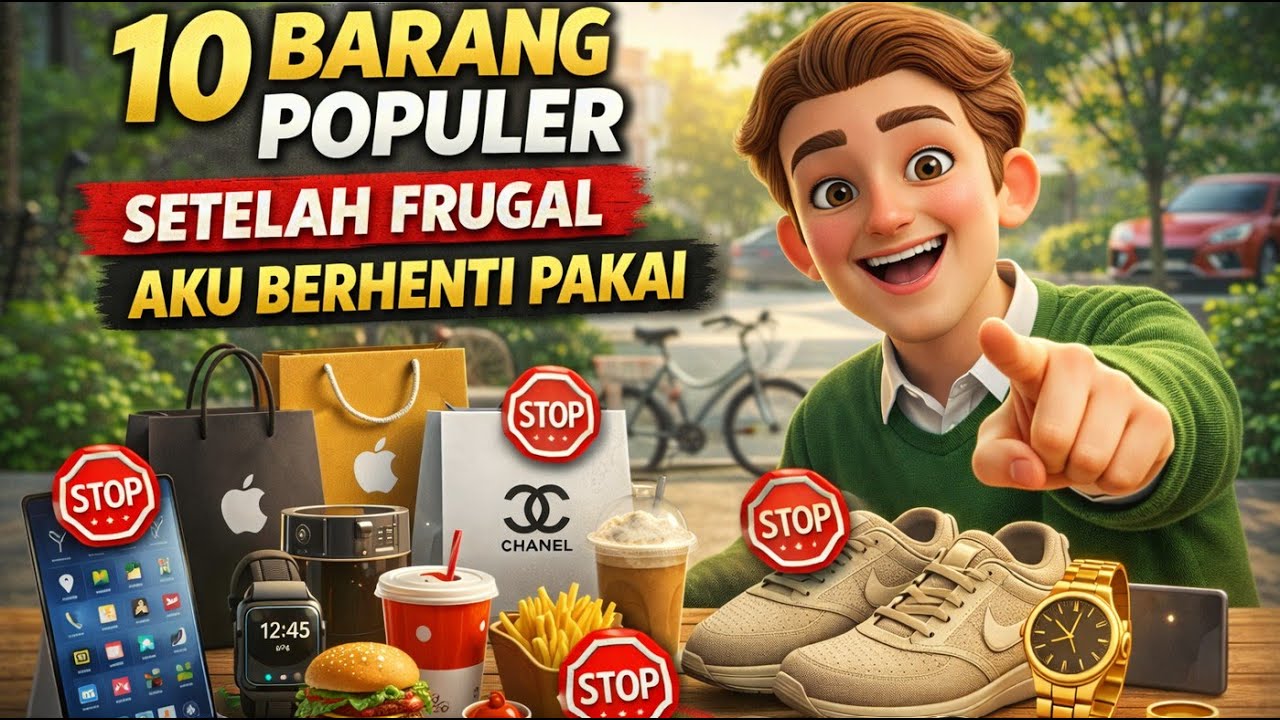 10 BARANG POPULER YANG TIDAK PERNAH AKU SENTUH SEJAK FRUGAL LIVING