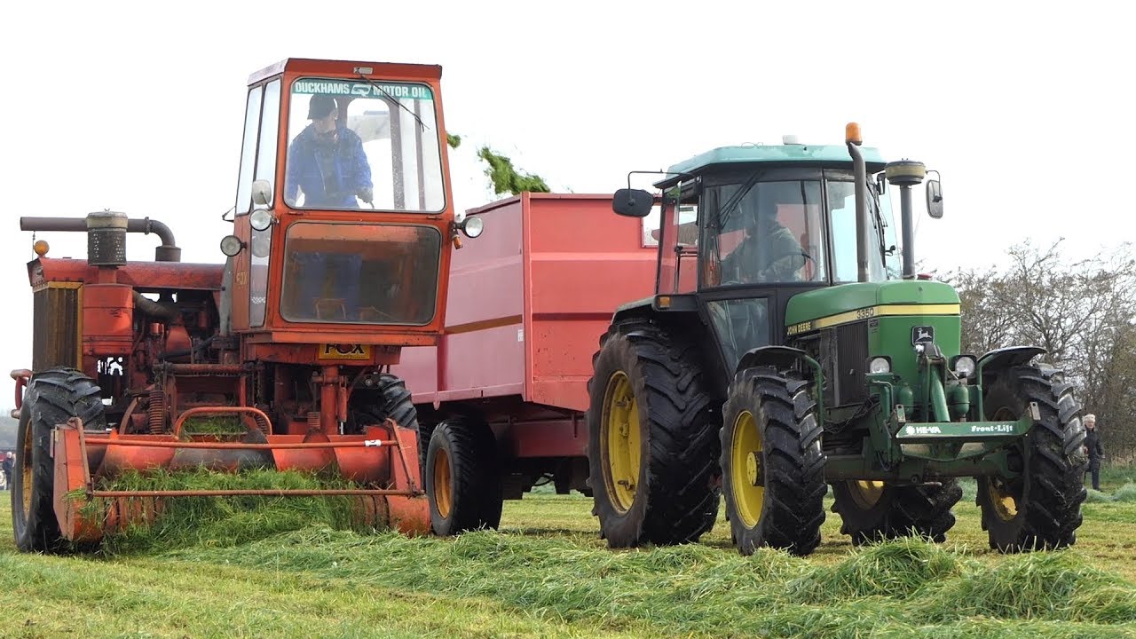 FOX Super-D Self Propelled Forage Harvester working in the field making silage | DK Agri
