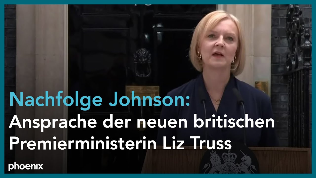 London: Ansprache von Premierministerin Liz Truss in Downing Street