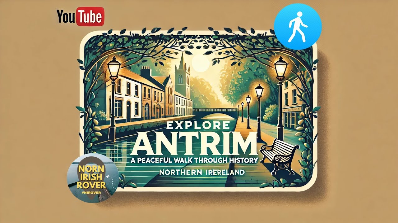 Exploring the CHARM of Antrim Town Northern Ireland - Ambient Walk.