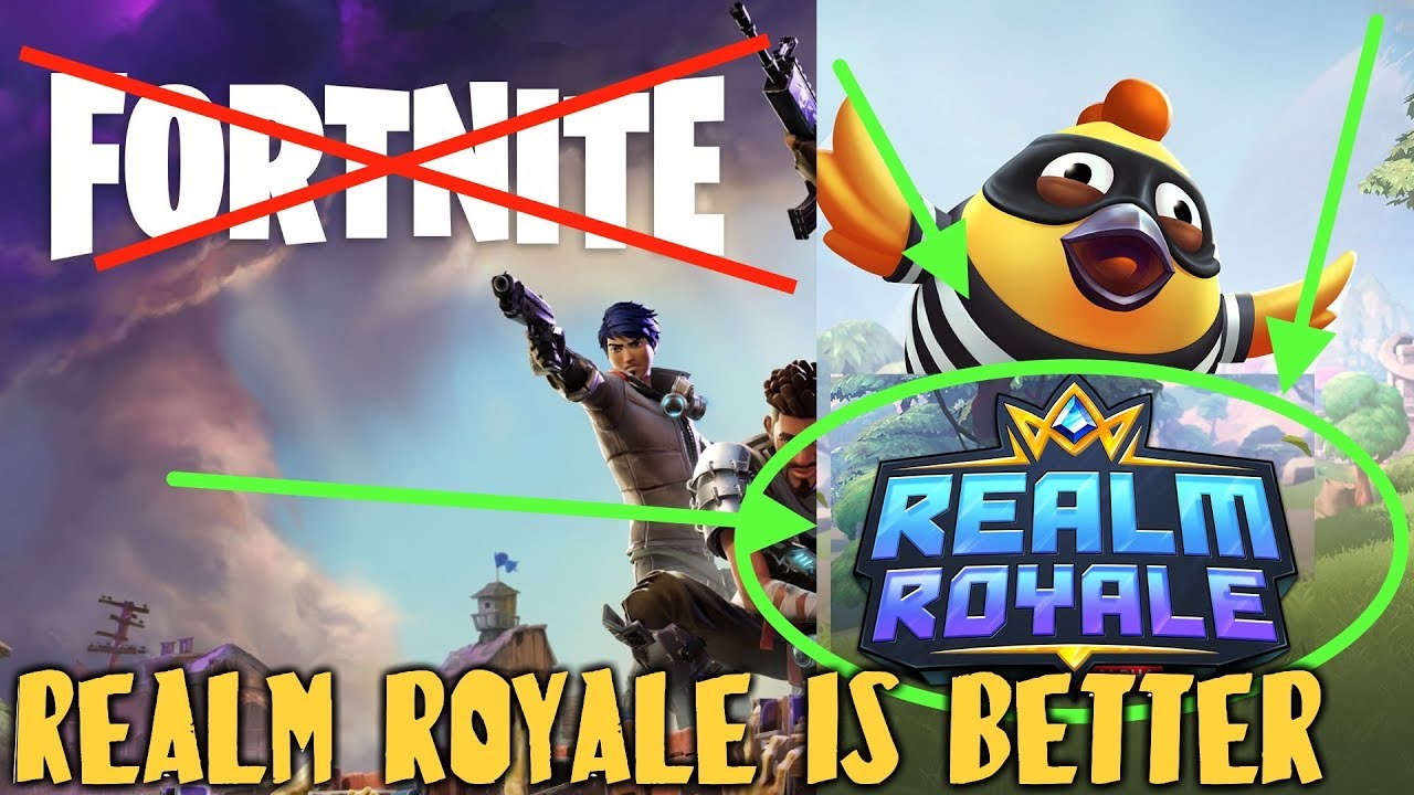 Top 5 reasons why Realm Royale is BETTER than Fortnite?!