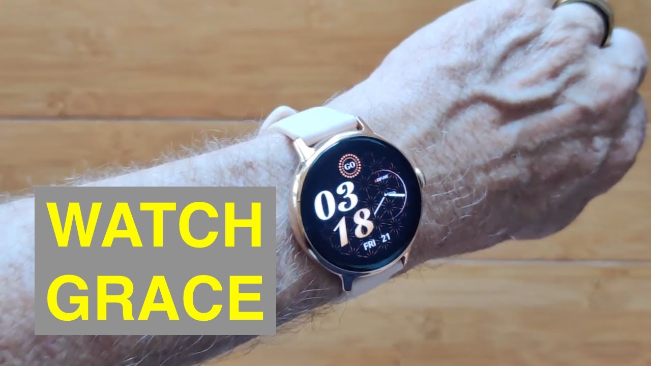 Смарт-часы Xiaomi UDFiNE Watch Grace с Bluetooth, звонками, GPS, защитой IP68, постоянно включенн...