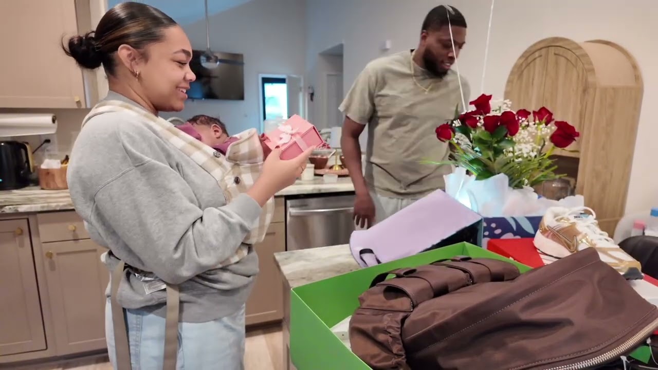 Opening Valentine’s Day Gifts with The Blacks