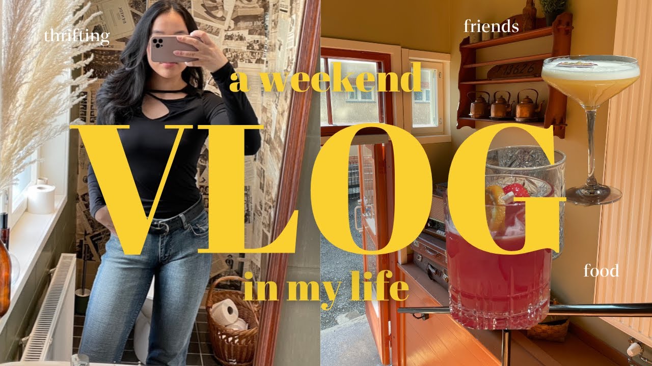 MY FIRST WEEKEND VLOG:  Finnish summer, thrifting, food and friends in Tampere ✨😍