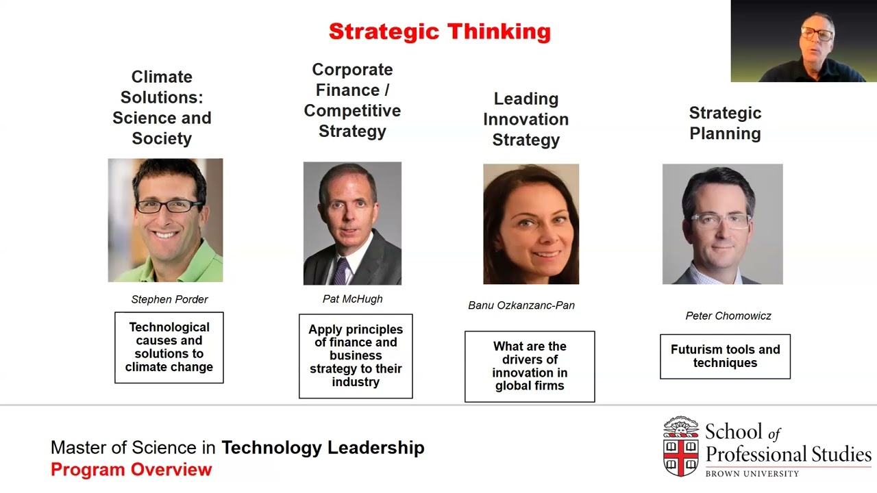 Technology Leadership | Program Overview & Last Chance Application Tips | May 22, 2025