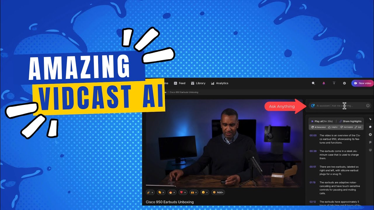 Just Ask your Video a Question with Vidcast