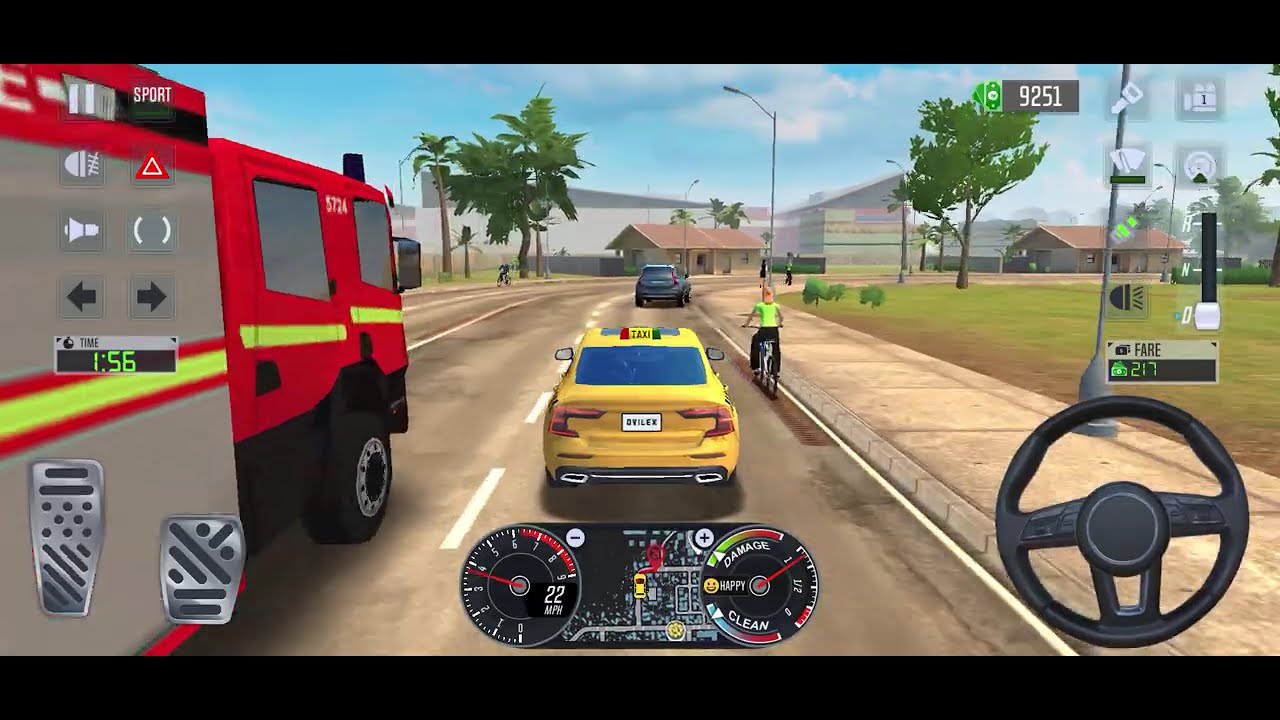 Taxi Car Simulator:EVO IOS Gameplay