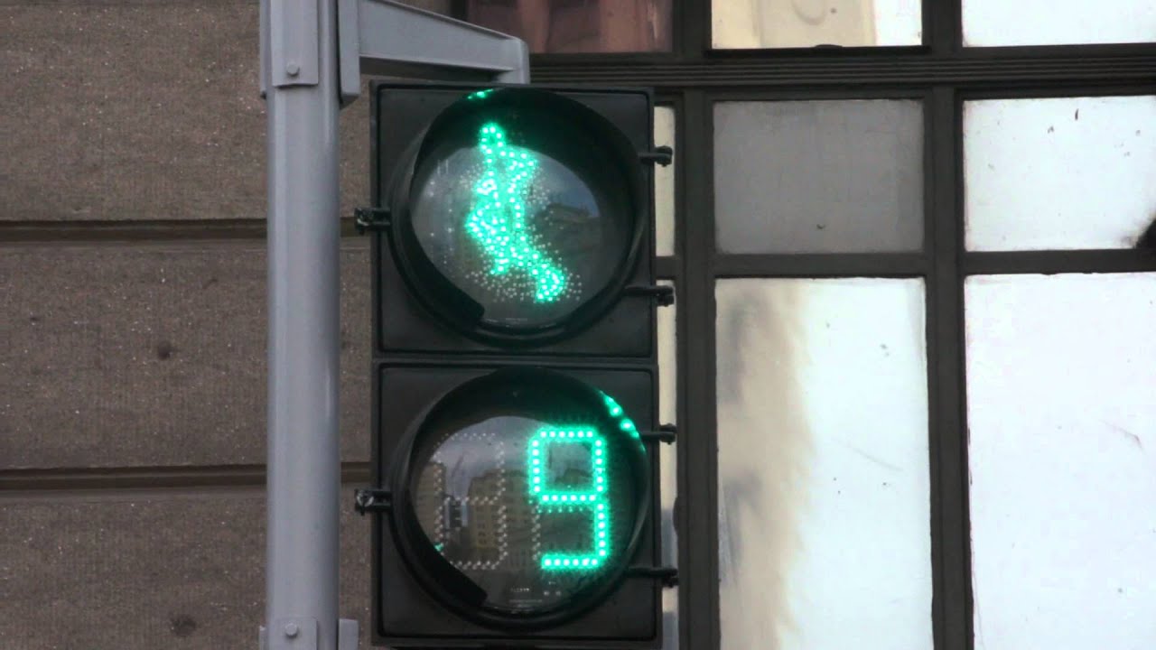 Awesome Traffic Light In Santiago, Chile
