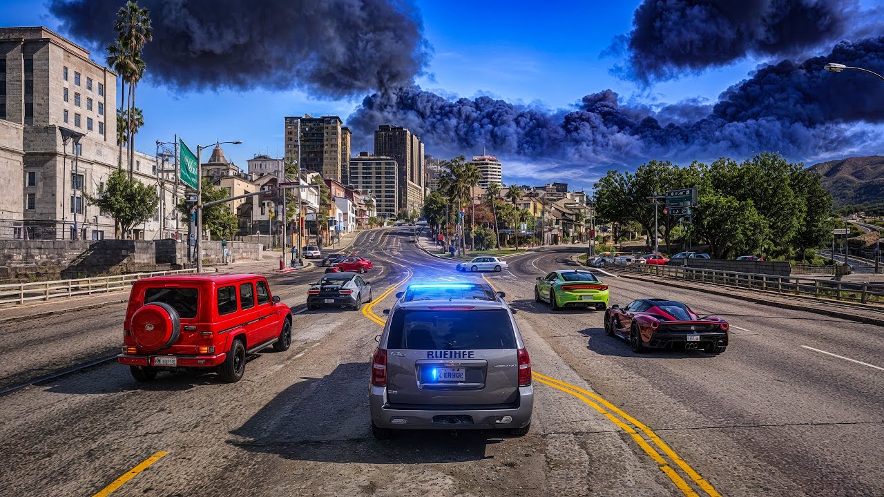 GTA 5 LSPDFR Realistic Police Patrol | Ultra Graphics City Roleplay 4K