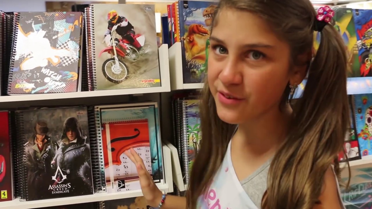 COMPRANDO MEU MATERIAL ESCOLAR 2017