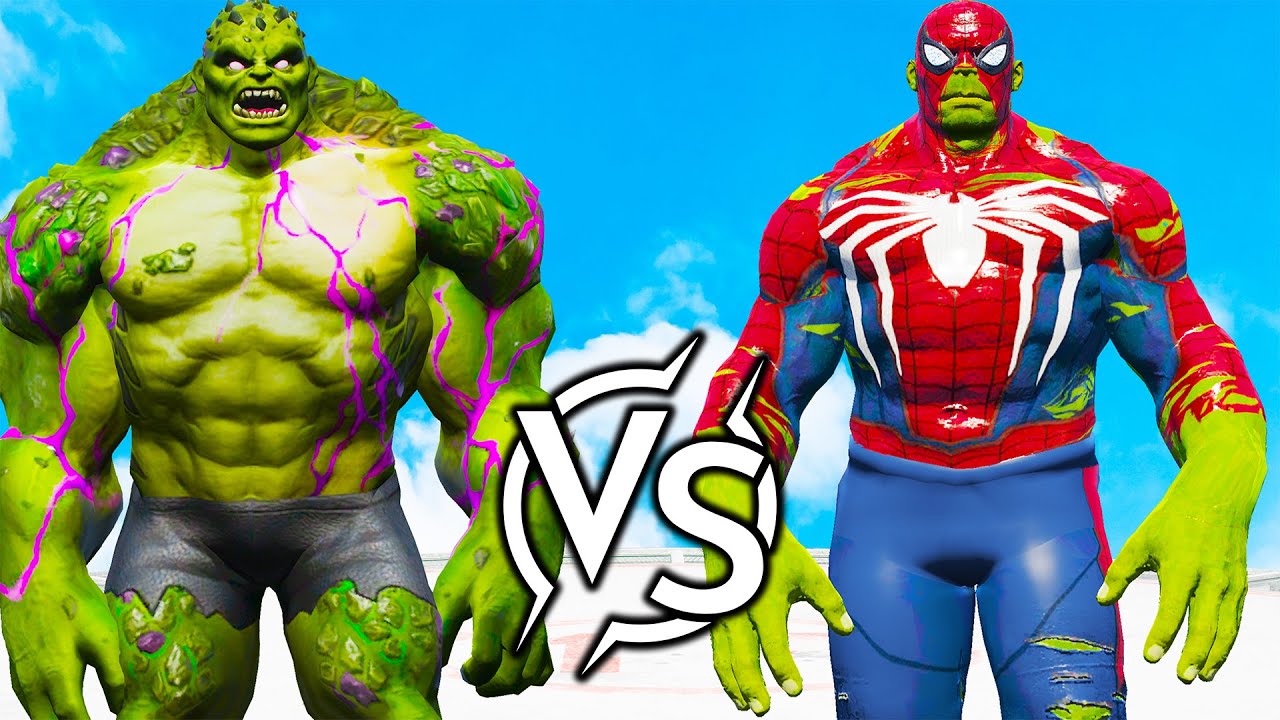 Monster Hulk vs Spider-Hulk 💥 GTA 5 Epic Transformation Battle!