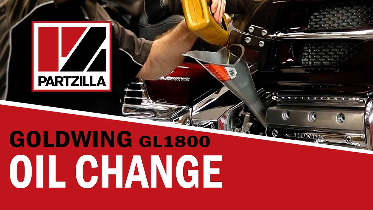Oil Change on a Honda Goldwing GL1800  | Partzilla.com