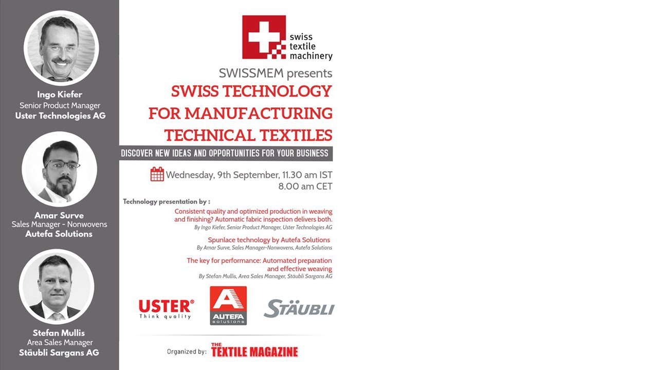 Swiss technology for manufacturing technical textiles