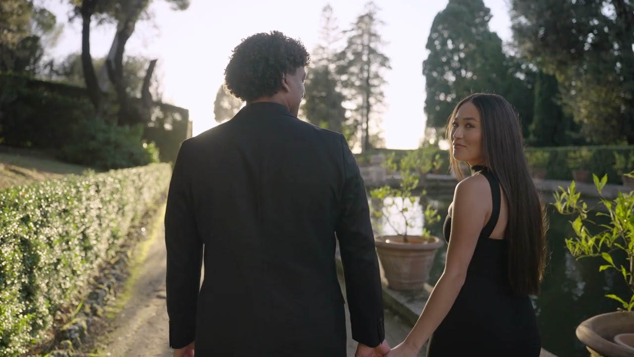 Noah & Jackie - Romantic proposal in Villa d'Este proposal, Tivoli