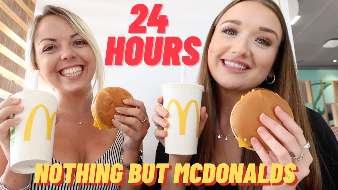 24 HOURS EATING NOTHING BUT McDONALDS ... arguments in the drive thru