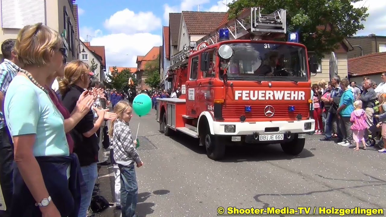 [S] - 150 JAHRE FEUERWEHR HOLZGERLINGEN - FESTUMZUG 23.06.2013
