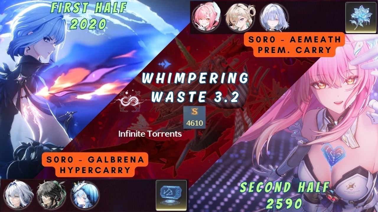 Whimpering Waste 3.2 (F2P) | S0R0 Galbrena & S0R0 Aemeath | Wuthering Waves