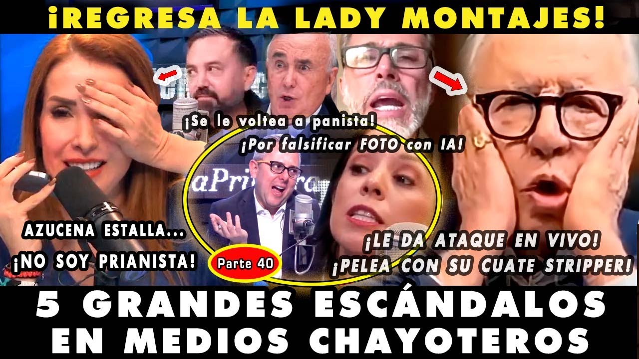 ¡DÓRIGA ENLOQUECE CON STR1PPER! TOP 5 ESCÁNDALOS CHAYOTEROS EN NOTICIEROS Y TV (40)