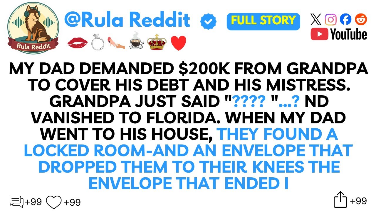 My Dad Demanded $200K From Grandpa, But He Vanished To Florida...