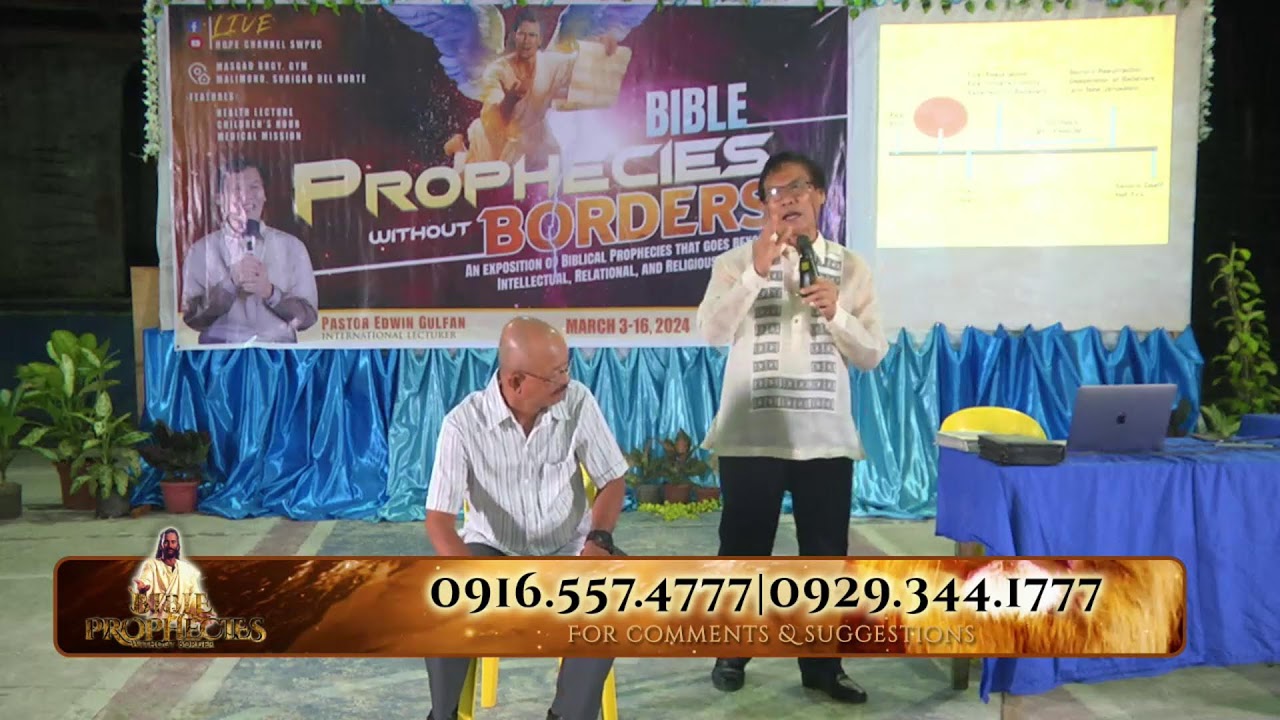 LIVE! Bible Prophecies without Borders w/ Pastor Edwin Gulfan | March 12, 2024
