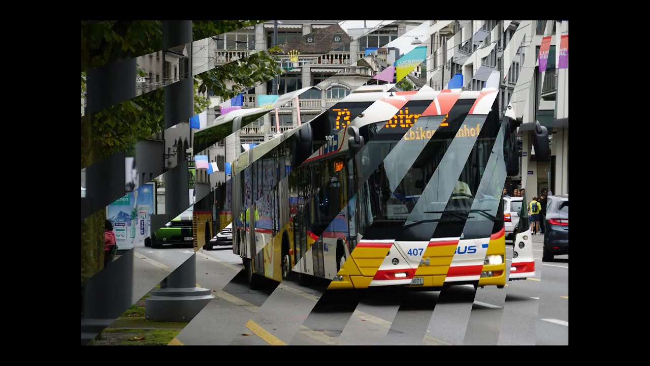 Meine Diashow von Öffentlichen Verkehrsmittel in der Stadt Luzern, 2024