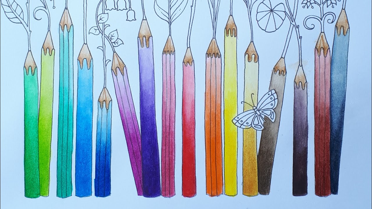 Derwent Inktense pour débutants #1 - WORLD OF FLOWERS - Johanna Basford