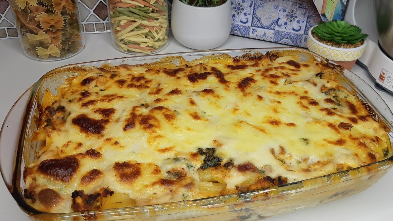 أروع طبق مقرونة بالبيشاميل و إسكالوب/مكرونة/إقتصادية و سهلا macaronis/pâtes au béchamel et escalope
