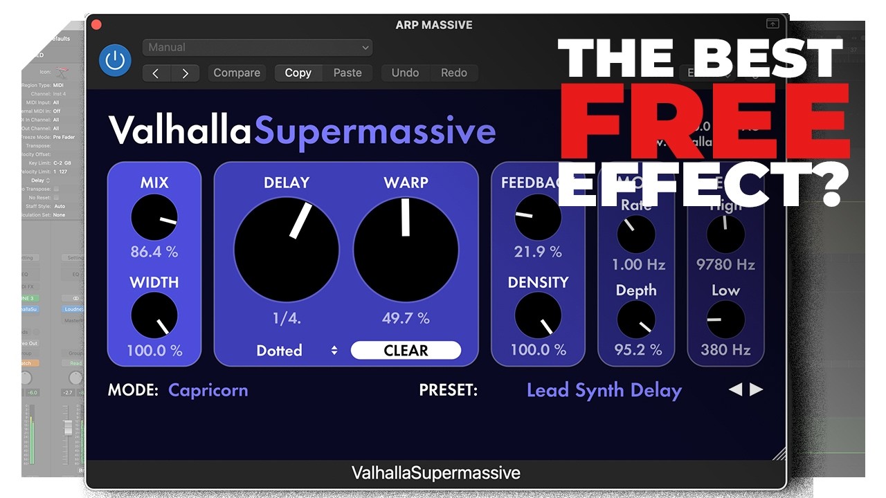 Why Valhalla Supermassive is a fantastic free effect plugin... and how to use it